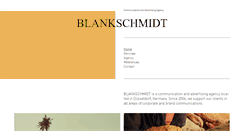 Desktop Screenshot of blankschmidt.com